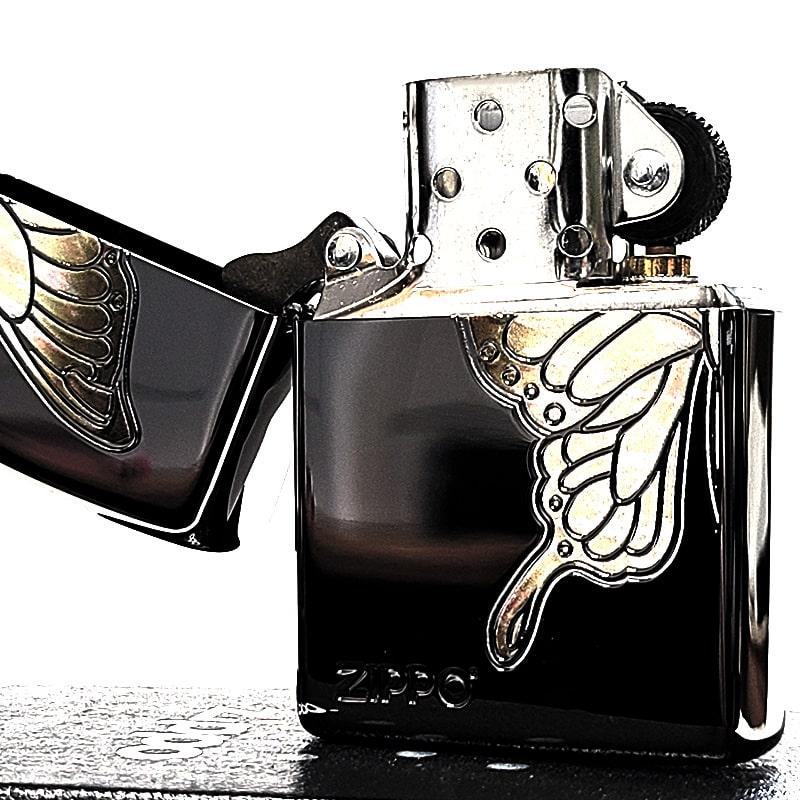 ZIPPO（ジッポー） ライター ジッポ 蝶 ホワイトバタフライ シェル模様 