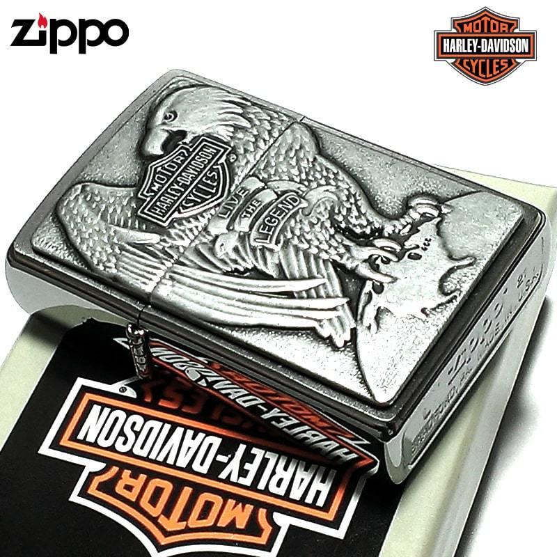 ZIPPO ハーレー ダビッドソン イーグル メタル ロゴ かっこいい ジッポ ライター 渋い シルバー おしゃれ メンズ プレゼント レディース 200HD-H231:Zippoタバコケース喫煙具のハヤミ 通販 ZIPPO ハーレーダビットソン 200HD-H284 メタル貼り ジッポー