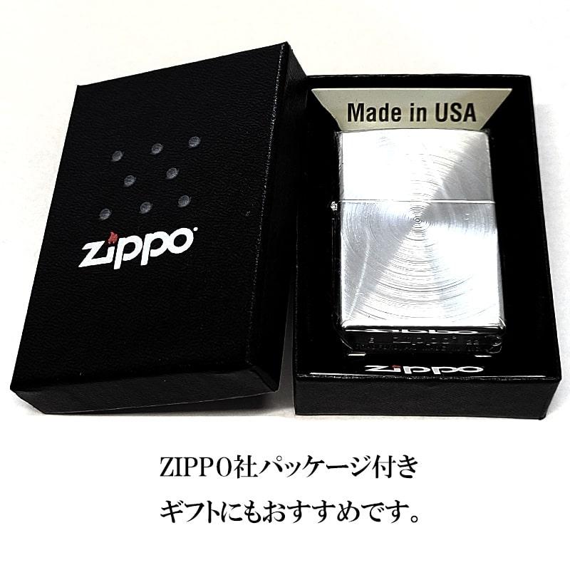ZIPPO（ジッポー） ライター シルバースピンカット ジッポ 両面加工