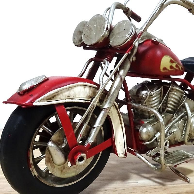 ヴィンテージ モーターサイクル アメリカンバイク かっこいい オブジェ レトロ アンティーク ブリキ おもちゃ 雑貨｜hayamipro｜02