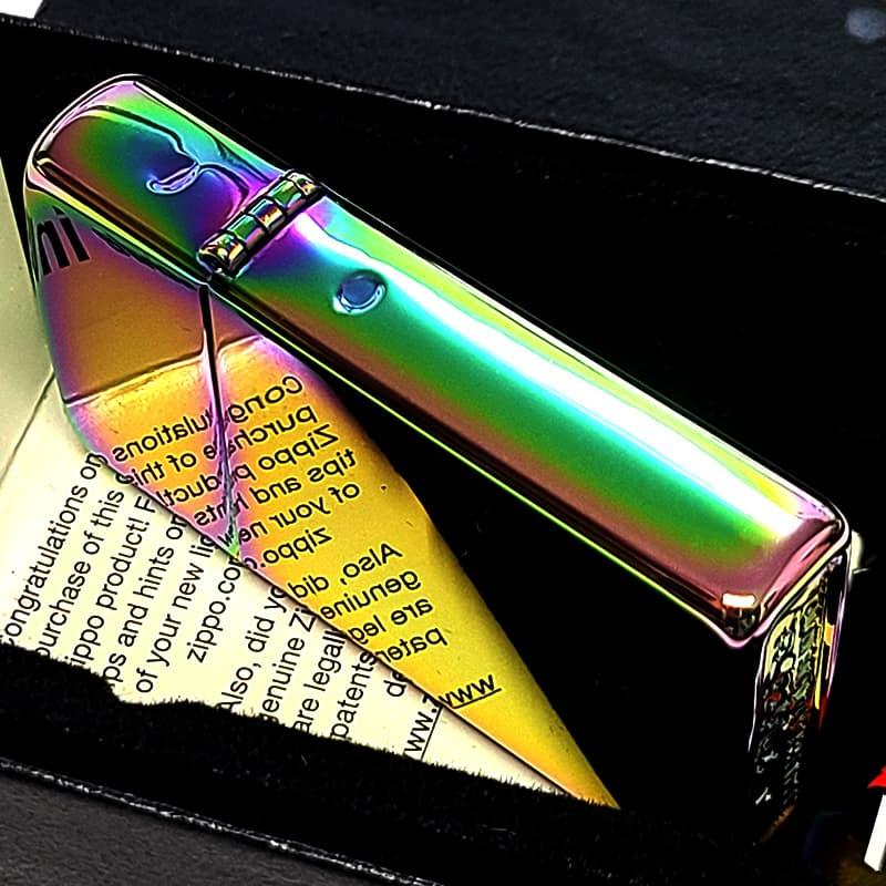 ZIPPO（ジッポー） スリム ジッポ ライター スペクトラム 鏡面 虹色