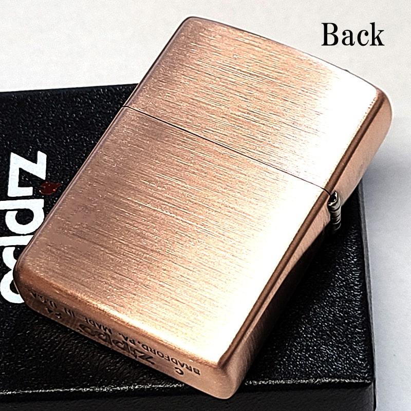 ZIPPO（ジッポー） ライター アンティークカッパー ロゴデザイン 銅古