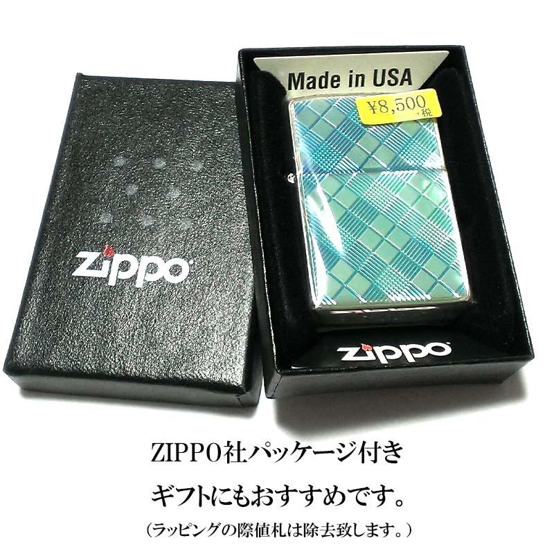 ZIPPO（ジッポー） クリアエポキシ エメラルドブルー ダイヤモンド