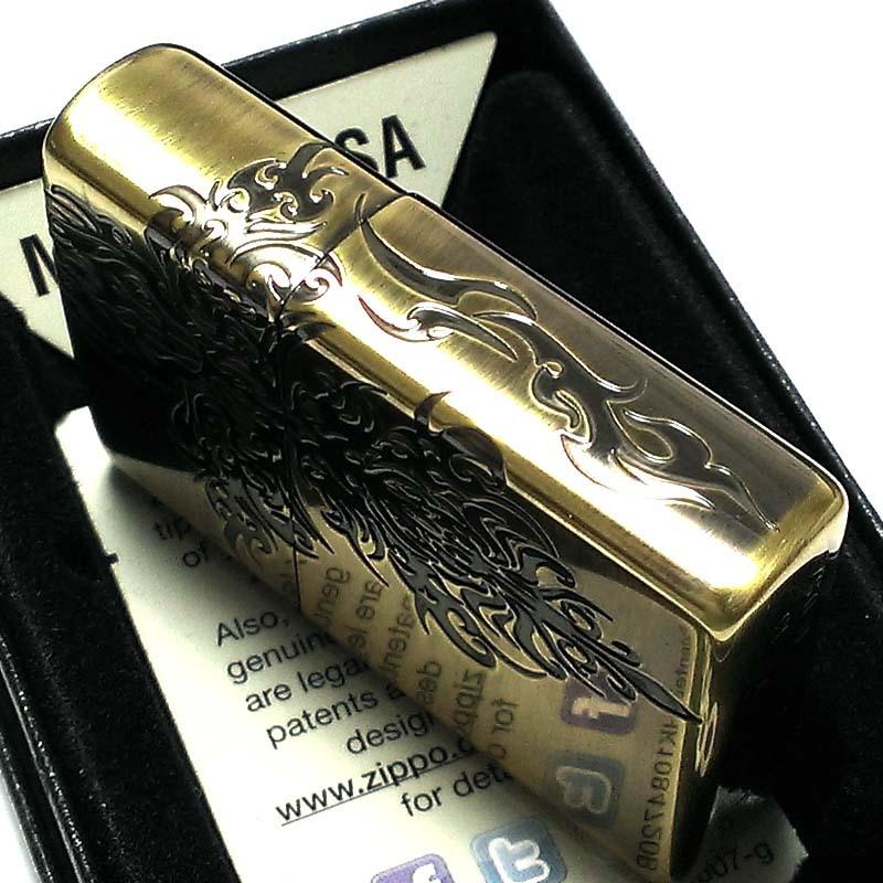 ZIPPO（ジッポー） ライター クロス 3面連続彫刻加工 ジッポ 十字架