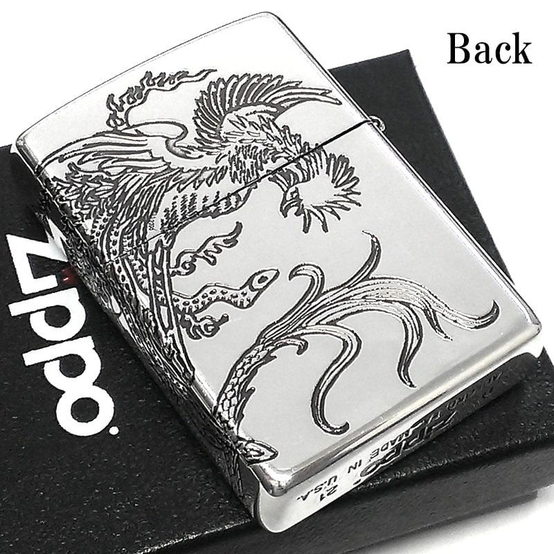 激レア　純銀 スターリングシルバー ジッポー 伊藤若冲　鳳凰 激レア 純銀 スターリングシルバー ジッポー 伊藤若冲 鳳凰