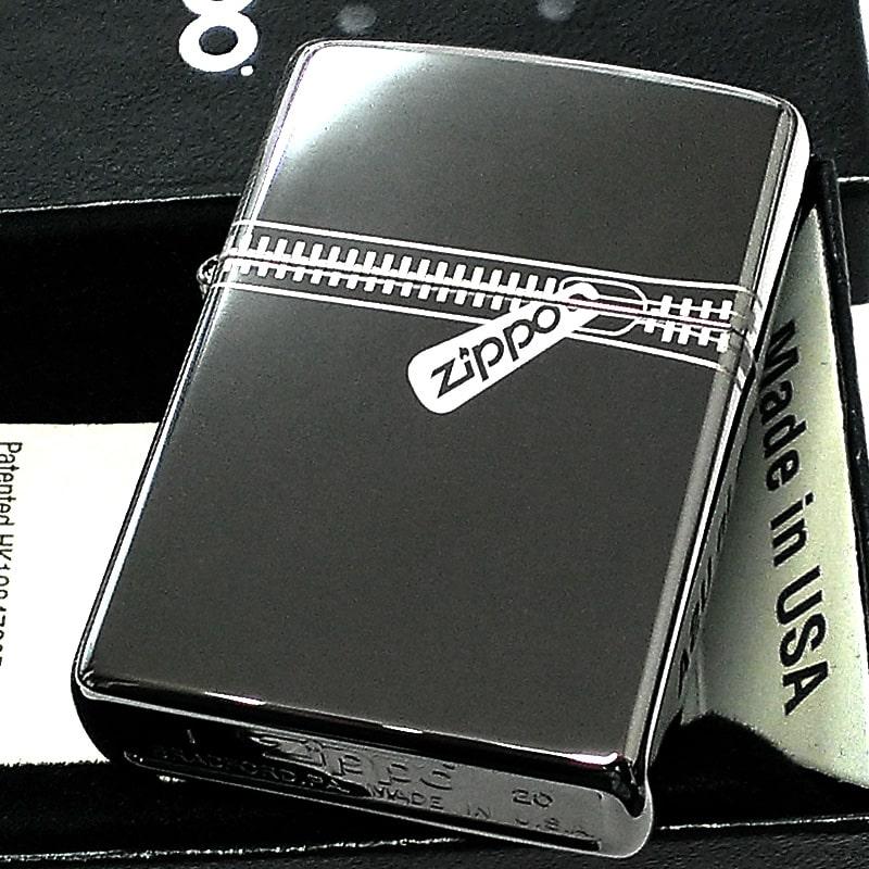 Zippoライター 装飾的な彫刻デザイン ZIPPO ライター ジッパーデザイン レーザー彫刻 ブラックアイス