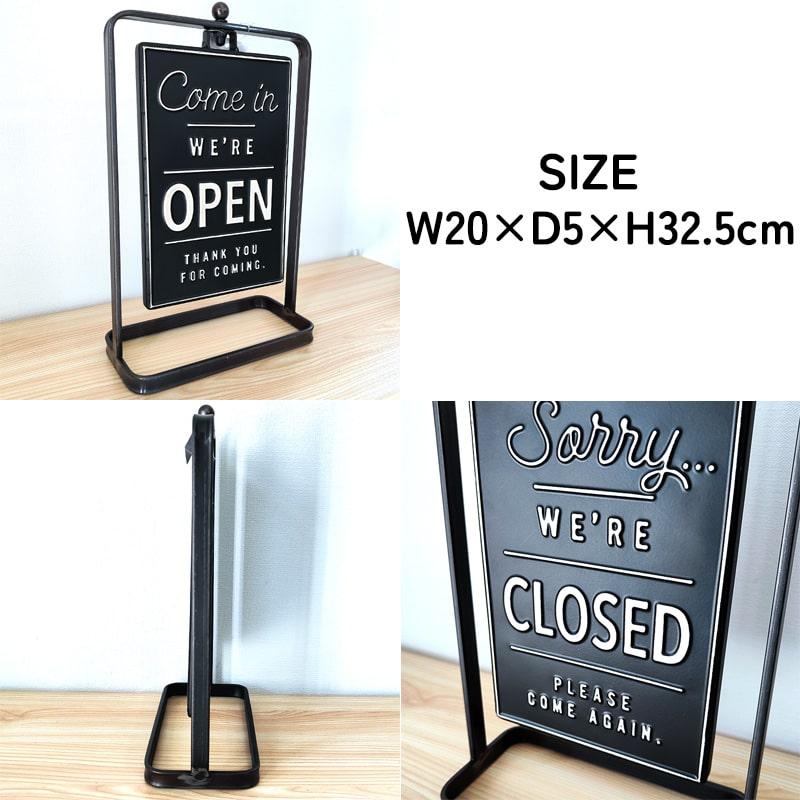 看板 オープン クローズド 両面 スタンド アンティーク サイズ調節可能 可愛い 看板 オープン クローズド 両面 スタンド アンティーク サイズ調節可能