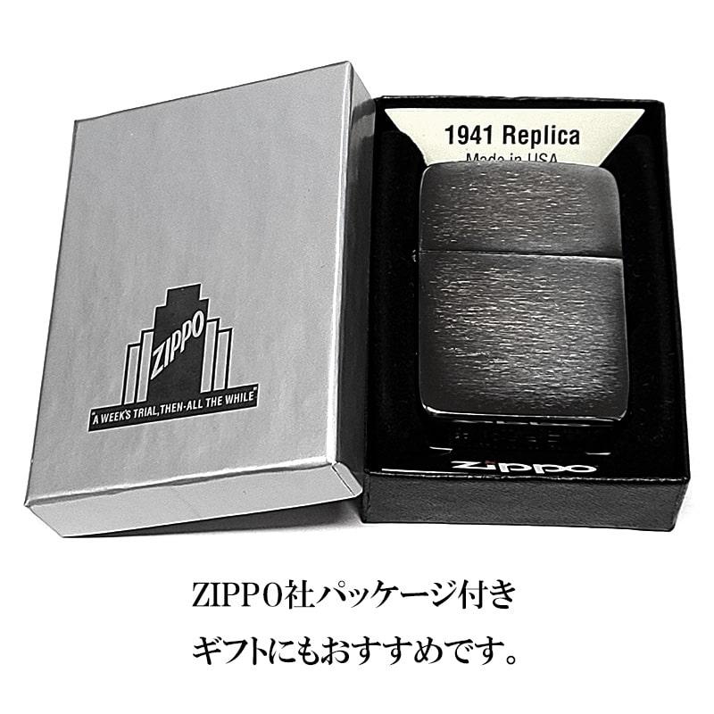 ZIPPO（ジッポー） ZIPPO 1941 復刻レプリカ ジッポ ライター ガンメタ