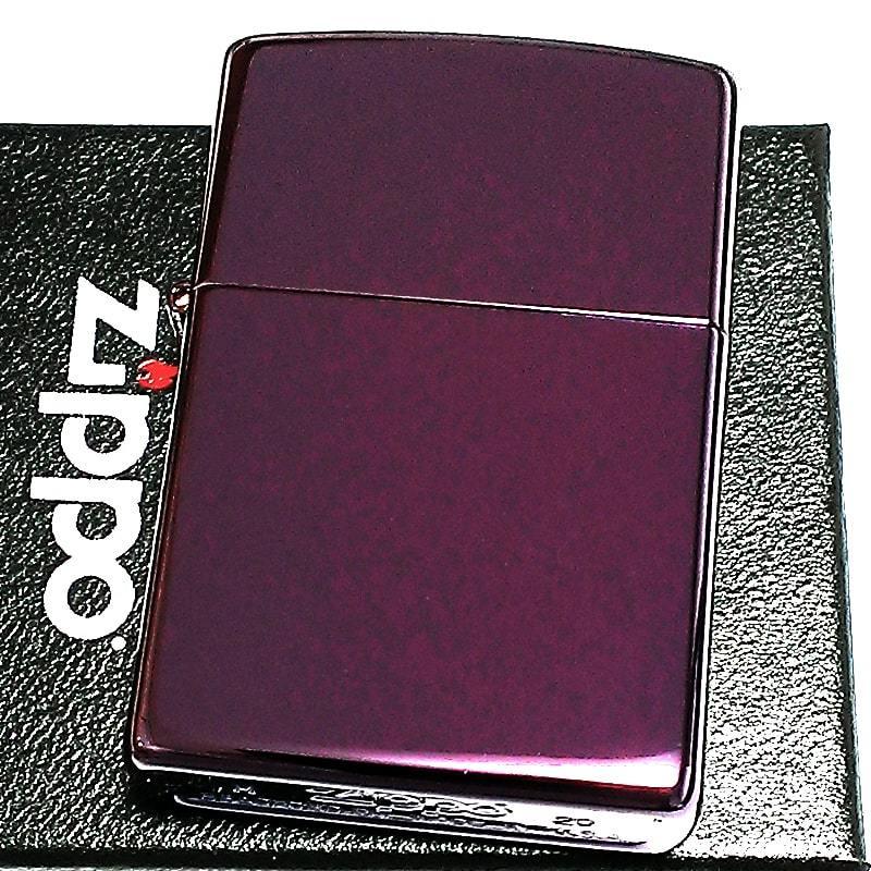 ZIPPO（ジッポー） ライター パープル ジッポ 無地 アビス シンプル