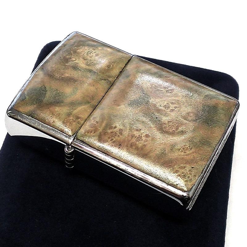 ZIPPO（ジッポー） ライター 一点物 1999年製 花梨 両面貼り 絶版 レア