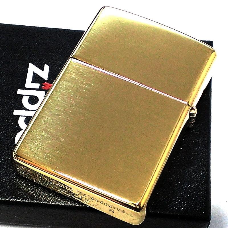 ZIPPO ゴールドライター ZIPPO（ジッポー） ライター シンプル ゴールド 鏡面 無地 ジッポ