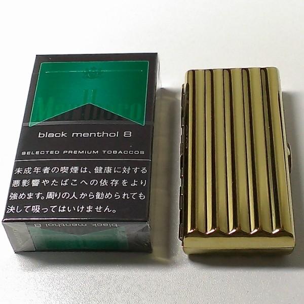 シガレットケース 超コンパクト 10本 タバコケース ゴールドウェーブ 金 たばこケース 真鍮製 :260:Zippoタバコケース喫煙具のハヤミ  通販 