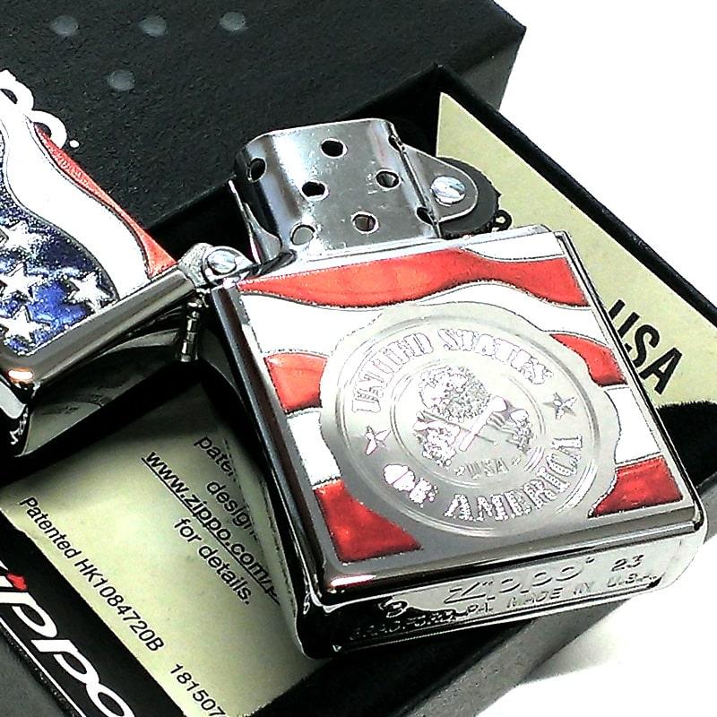 ZIPPO（ジッポー） アメリカ 国旗 ジッポライター USA 星条旗 星 ハイ