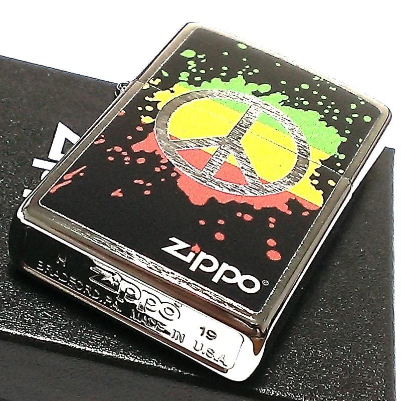 ZIPPO（ジッポー） ライター ピースマーク 平和 反戦 シンボル ジッポ