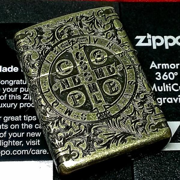 ZIPPO（ジッポー） ライター アーマー ジッポ 4面連続彫刻 360°マルチ