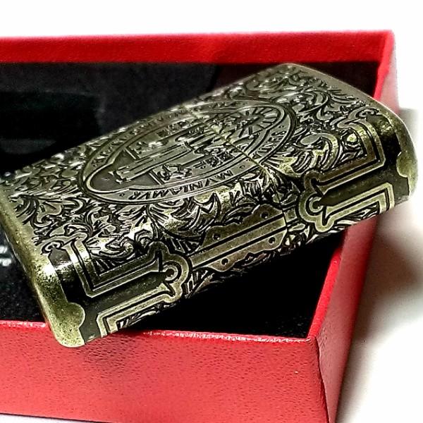 zippo アーマー　4面連続彫刻 ZIPPO ライター アーマー ジッポ 4面連続彫刻 360°マルチカット