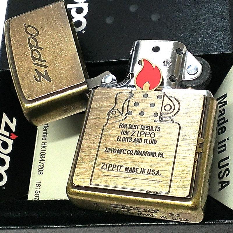 ZIPPO ギミック フレーム ライター ジッポー 可動式メタル