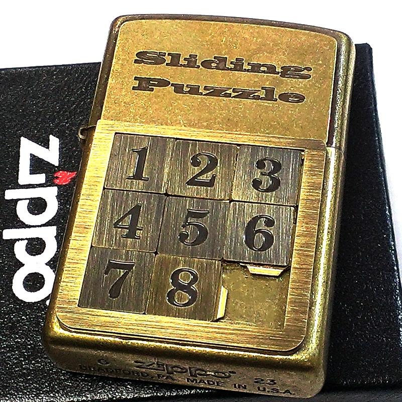 Zippo パズル柄ライター 2個セット ZIPPO（ジッポー） ライター 可動式メタル ギミック パズル 面白い