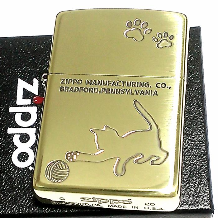 ジッポ ライター Zippo 猫 ゴールド 真鍮 いぶし仕上げ おしゃれ メンズ 金 可愛い キャットシリーズ 女性 ギフト プレゼント 2bi Ca1 Zippoタバコケース喫煙具のハヤミ 通販 Yahoo ショッピング