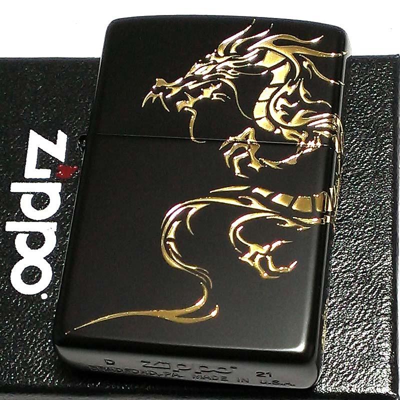 ZIPPO（ジッポー） ライター ドラゴンタトゥー ジッポ 龍 マット 