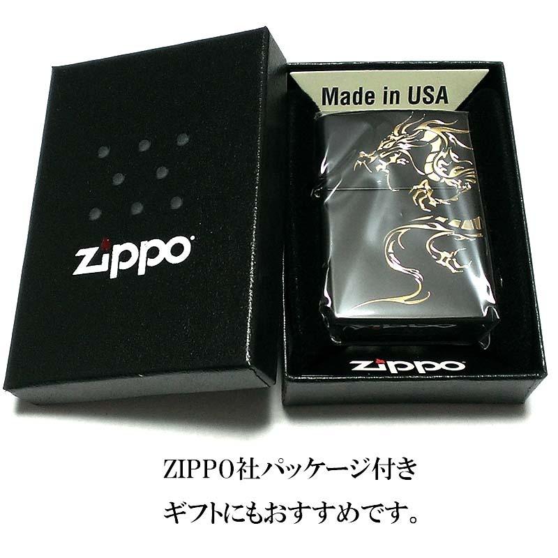 ZIPPO ライター ドラゴンタトゥー ジッポ 龍 マットブラック