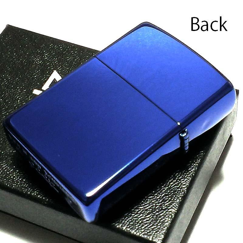 ZIPPO ライター メタルエンブレム イオンブルー シルバークロス メタル 