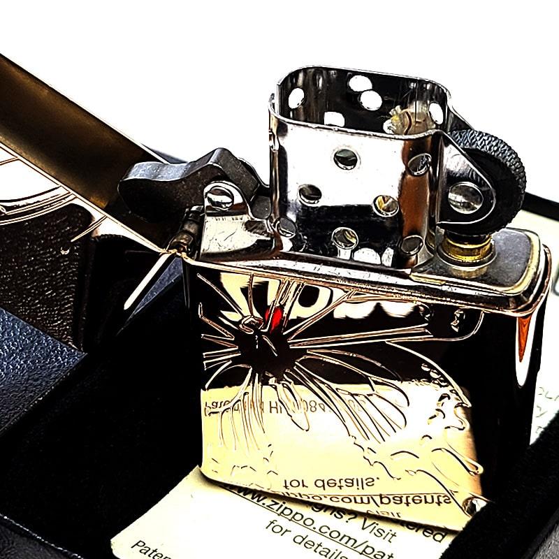 ZIPPO（ジッポー） ライター 蝶 バタフライ スワロフスキー 美しい