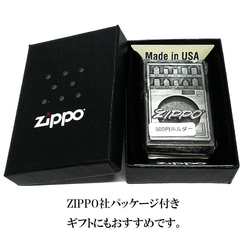 ZIPPOライター 未使用品 オリジナルボックス付き ZIPPO（ジッポー） ライター コインホルダー 面白い ジッポ ギミック