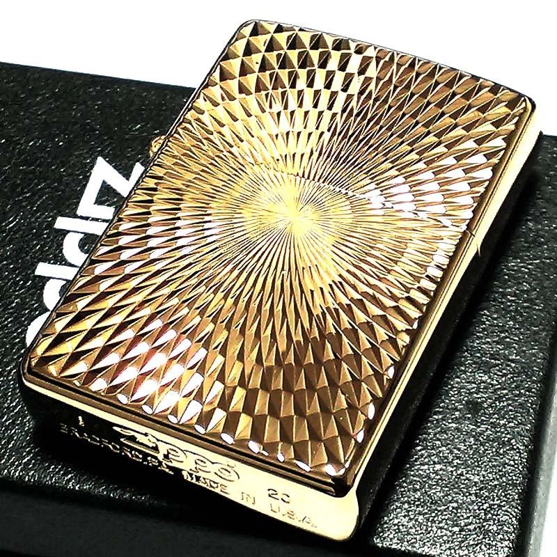 ジッポ ライター ZIPPO ダイヤモンドカット ゴールド K24 純金メッキ 彫刻 両面加工 金タンク ジッポー かっこいい おしゃれ｜hayamipro｜05