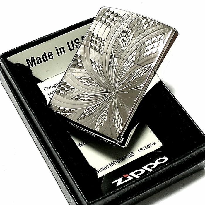 ZIPPO（ジッポー） ライター ダイヤモンドカット スパイラル ジッポ 