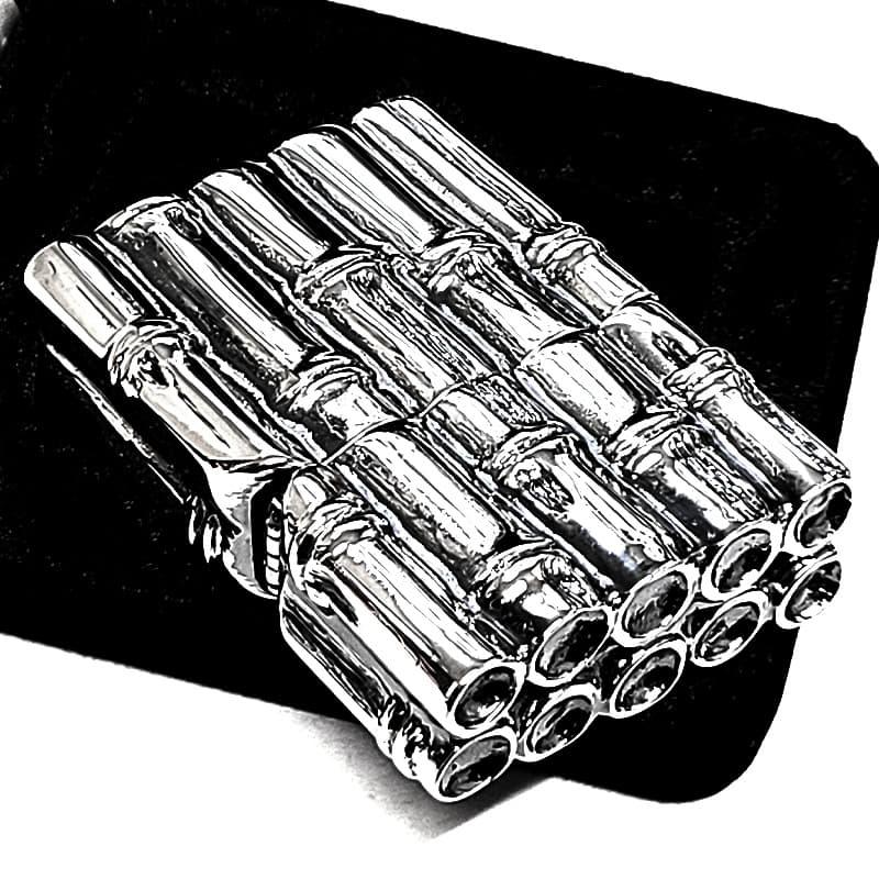 ZIPPO（ジッポー） ライター 超重厚 バンブー フルメタルジャケット