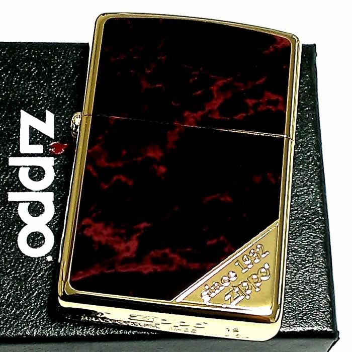 安い購入 Logo 金タンク ゴールド 彫刻 両面加工 レッド ブラック ロゴ 黒大理石 ジッポ ライター Zippo Marble プレゼント おしゃれ かっこいい その他 Labelians Fr