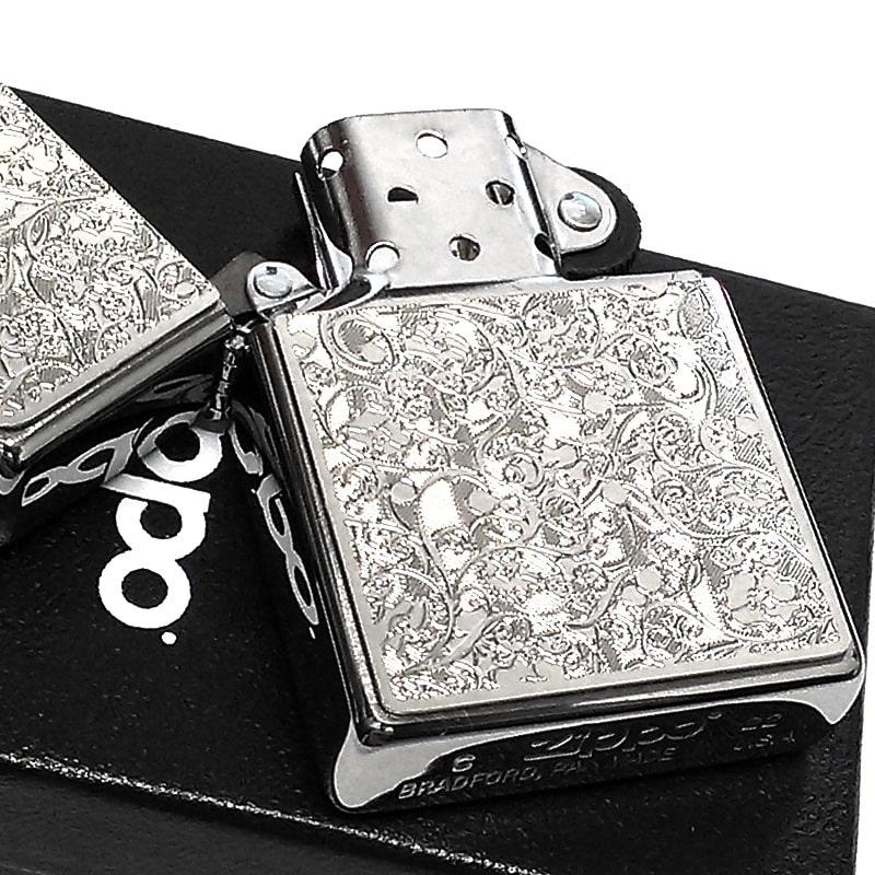 ZIPPO ライター アラベスク 細密エッチング ジッポー レディース 