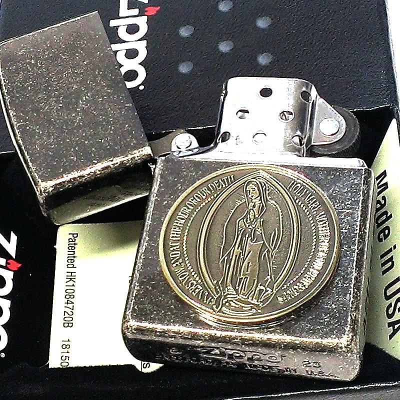 ZIPPO（ジッポー） ライター マリア メダル ジッポ おしゃれ ニッケル