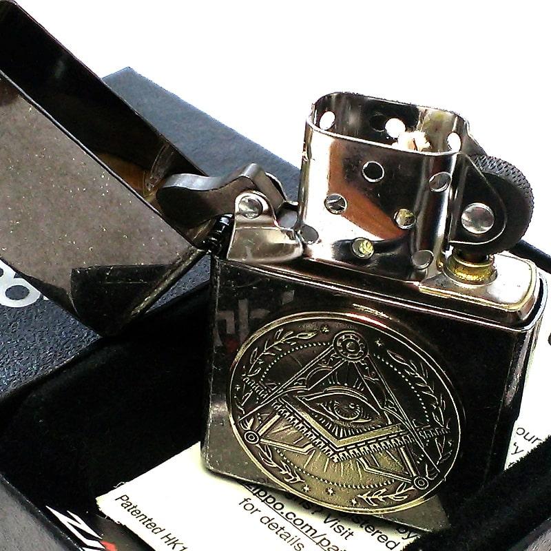 ZIPPO ライター フリーメイソン メダル かっこいい アンティーク