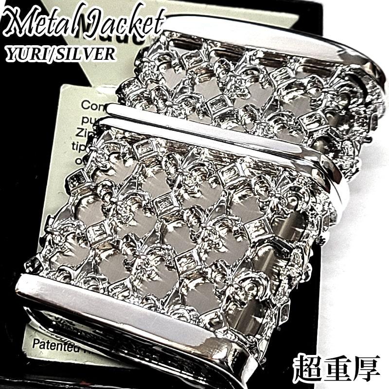ZIPPO（ジッポー） ライター メタルジャケット ニッケル鏡面仕上げ 