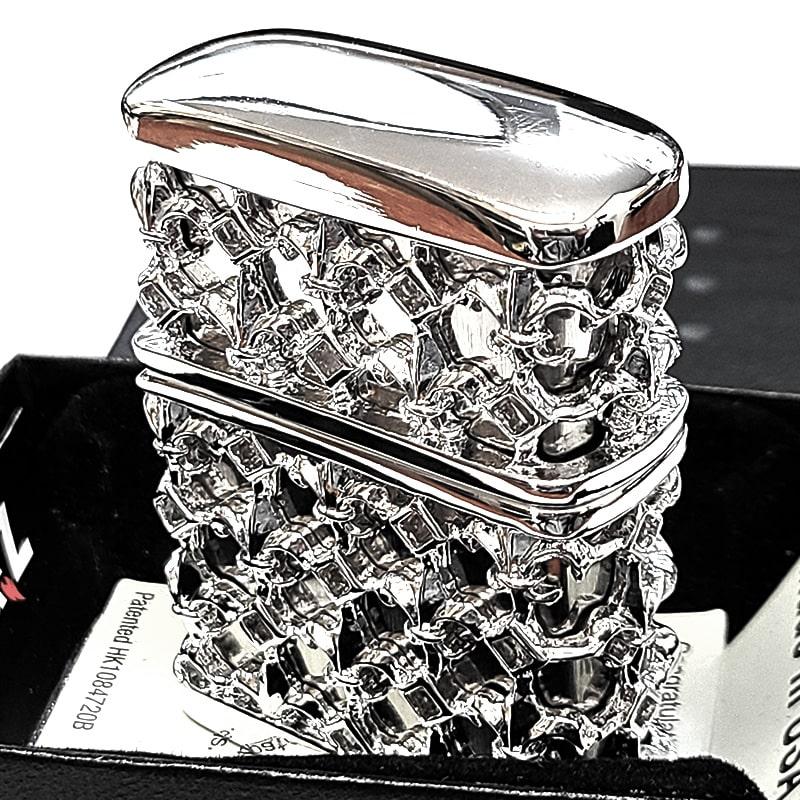 ZIPPO（ジッポー） ライター メタルジャケット ニッケル鏡面仕上げ 