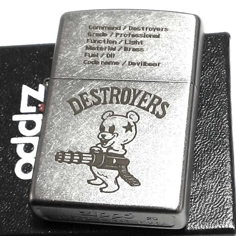 ZIPPO（ジッポー） ライター 可愛い オールドフィニッシュ DEVILBEAR