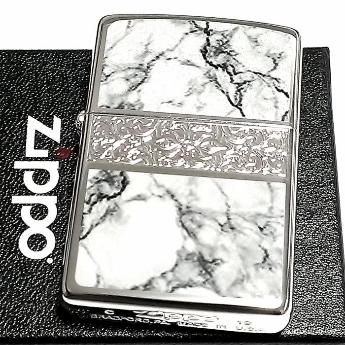 送料無料☆zippo☆両面加工☆大理石柄☆アラベスクラインG☆GD/BK☆ジッポ ZIPPO（ジッポー） ライター アラベスク＆大理石 ジッポ Arabesque