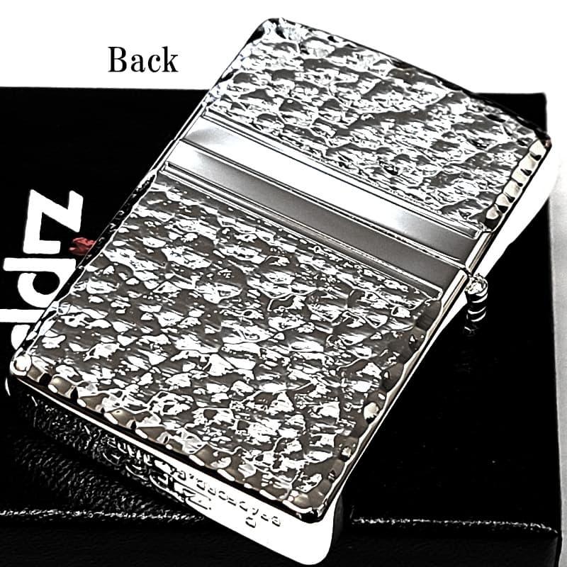 ZIPPO（ジッポー） ライター ハンマートーン 両面加工 ジッポ シルバー