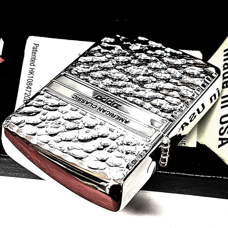 ウルフ　アーマー　サイドハンマートーン　両面加工　ジッポー　値下げ中 ZIPPO（ジッポー） ライター ハンマートーン 両面加工 ジッポ シルバー