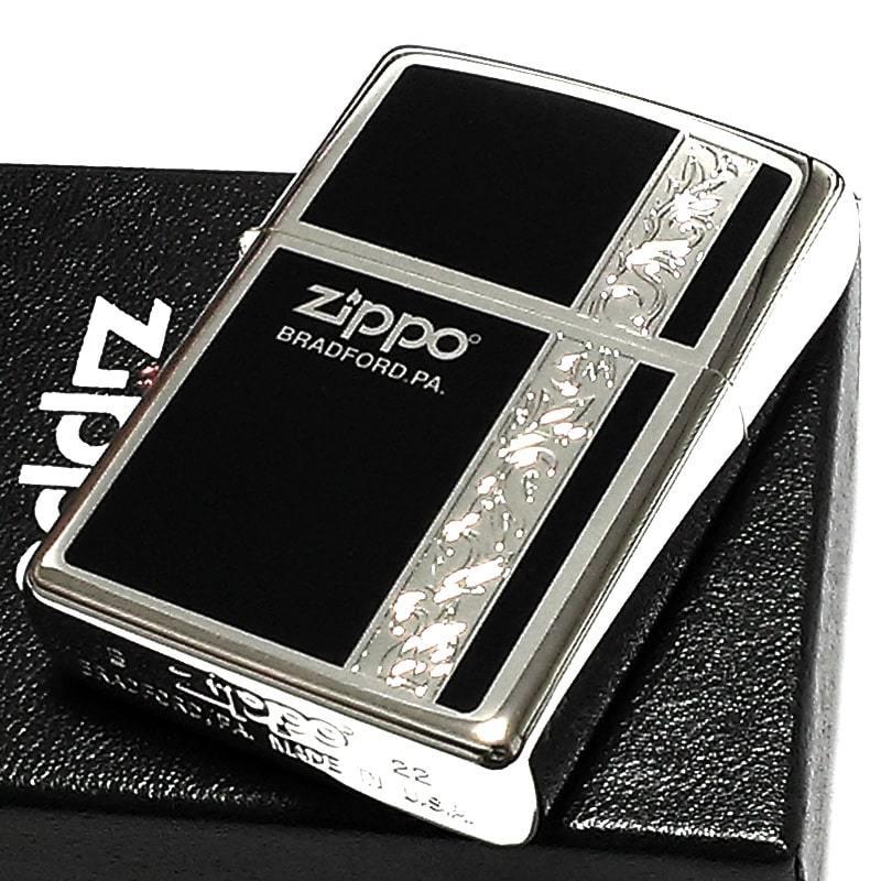 ZIPPO ライター アラベスク ジッポ シンプル ライン入り ロゴ 銀 両面加工 シルバー ブラック かっこいい お洒落 メンズ ギフト :  2sbk-verzara : Zippoタバコケース喫煙具のハヤミ - 通販 - Yahoo!ショッピング