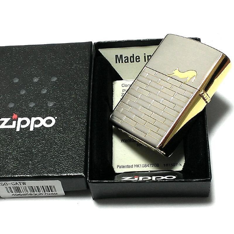ZIPPOライター ねこ キャット ジッポ レンガ猫 かわいい