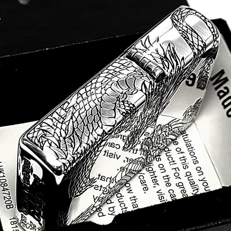 ZIPPO（ジッポー） 和柄 三面加工 双龍 ジッポ ライター ツイン