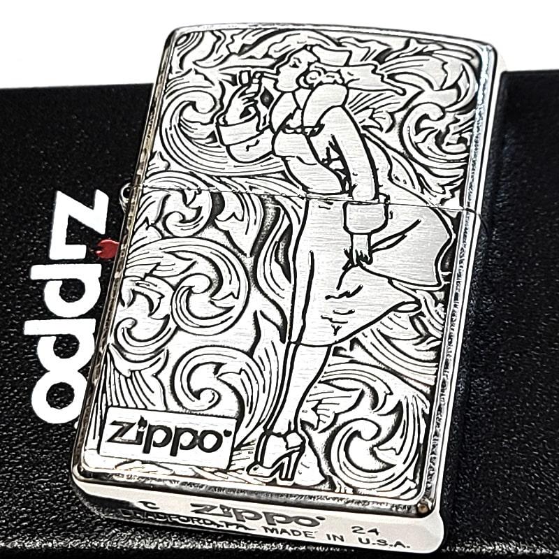 ZIPPO（ジッポー） ライター アラベスク ウィンディー ジッポ 両面加工 