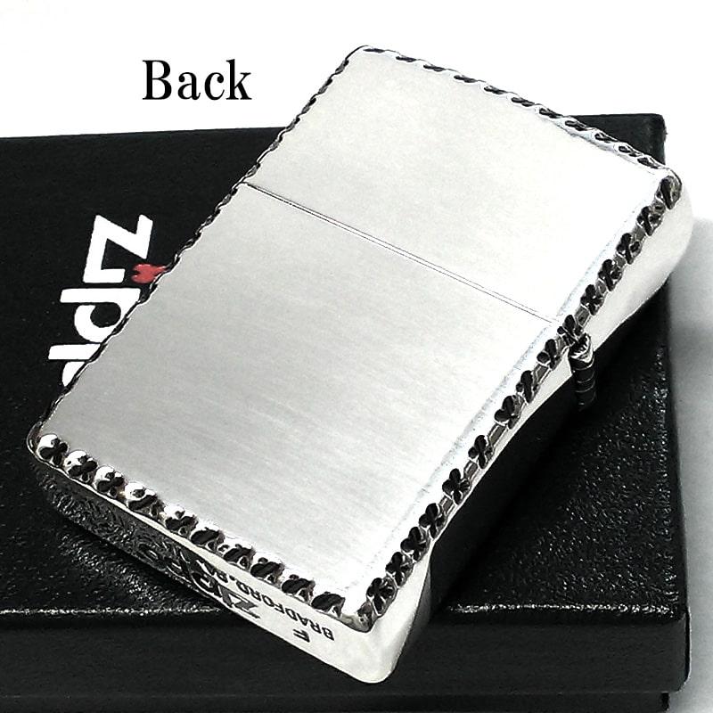 ZIPPO エングレーブ ロゴ ライター 渋い シンプル ジッポ 美しい
