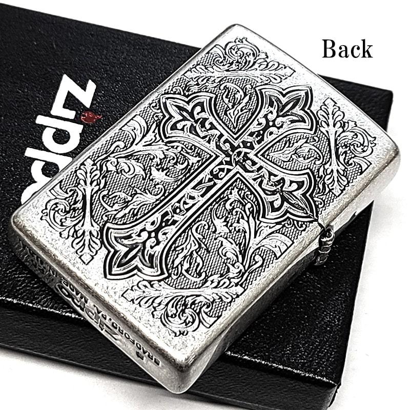 zippo クロスデザインライター ZIPPO（ジッポー） ライター クロス ジッポ アラベスク シルバー