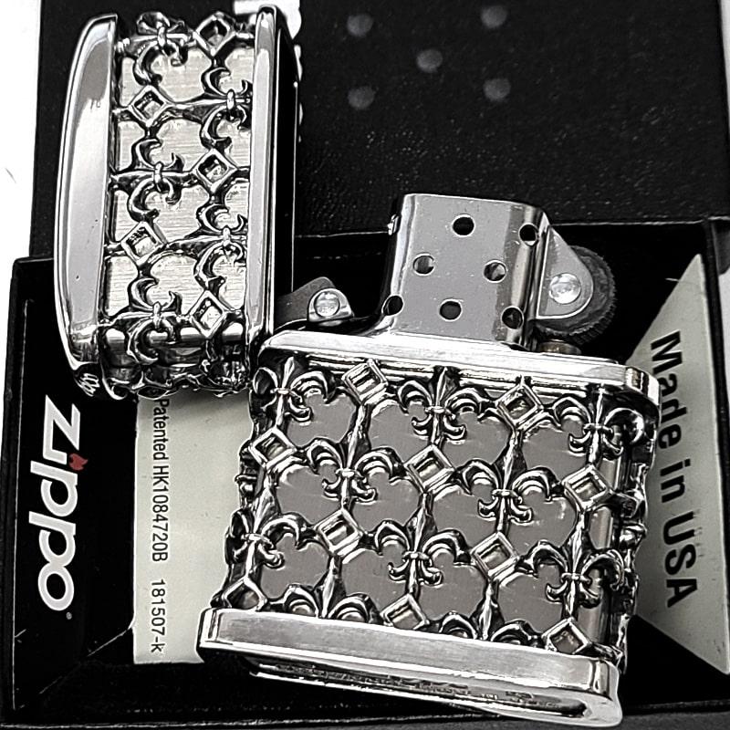 ZIPPO（ジッポー） メタルジャケット シルバーイブシ ジッポ ライター 