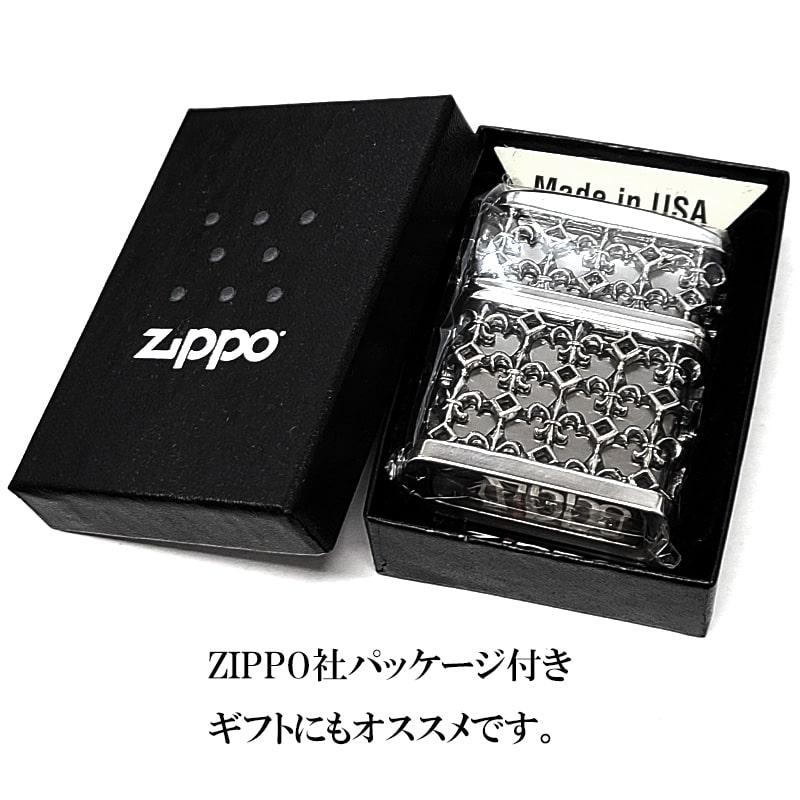 ZIPPO（ジッポー） メタルジャケット シルバーイブシ ジッポ ライター 