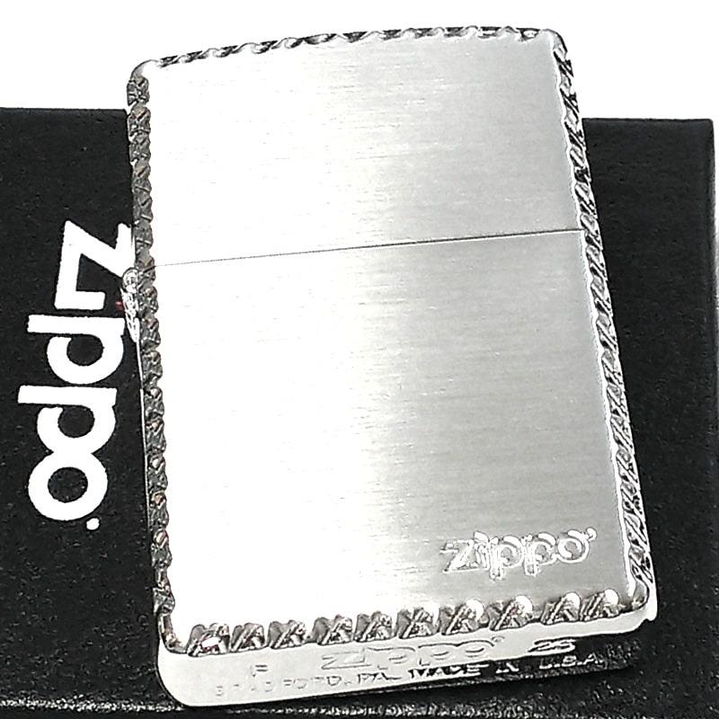 ZIPPO エングレーブ ジッポ ライター ロゴ おしゃれ シルバー